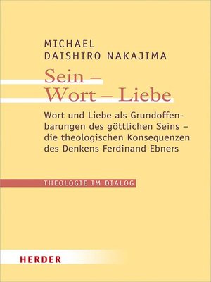 cover image of Sein – Wort – Liebe